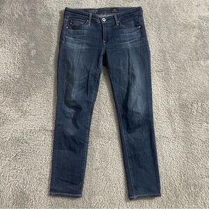 AG Adriano GoldSchmied Jeans Womens Size 25 The Stevie Capri Slim Straight Capri